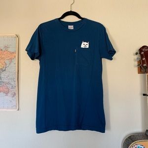 Rip n Dip Blue Pocket Tee